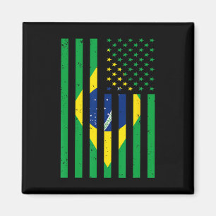 Imã Camisa do Brasil Brasil Futebol EUA Bandeira da Am