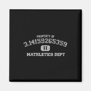 Imã Camisa Do Dia Pi 3.14 Pi Mathsport Departamento En