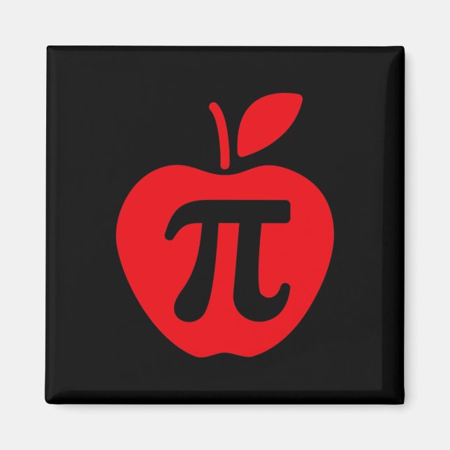 Imã Camisa do dia Pi da Apple (Frente)