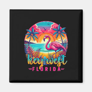 Imã Camisa do Flamingo da Praia Tropical de Key West F
