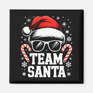 Imã Camisa do Time do Papai Noel Adulto Criança Natal