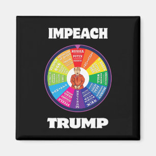 Imã Camisa engraçada anti-Trump para impeachment Trump