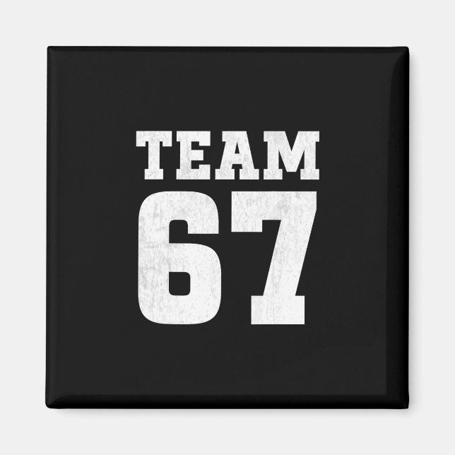 Imã Camisa engraçada da Aura 6 7 Meme para meninos da  (Frente)