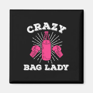 Imã Camisa engraçada de kickboxing para mulheres Crazy