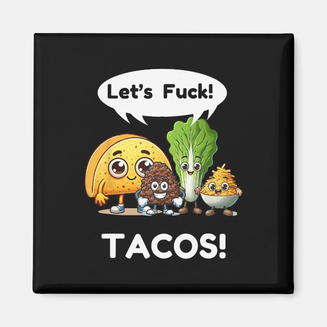 Imã Camisa Engraçada De Taco. Cinco De Mayo1 (Frente)
