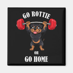Imã Camisa engraçada de treino de Rottweiler Rottie Fi