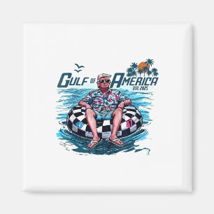 Imã Camisa Engraçada Do Golfo Dos Eua América No Leste
