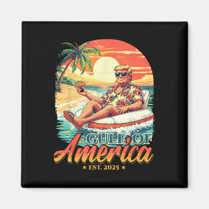 Imã Camisa Engraçada Do Golfo Dos Eua América No Leste