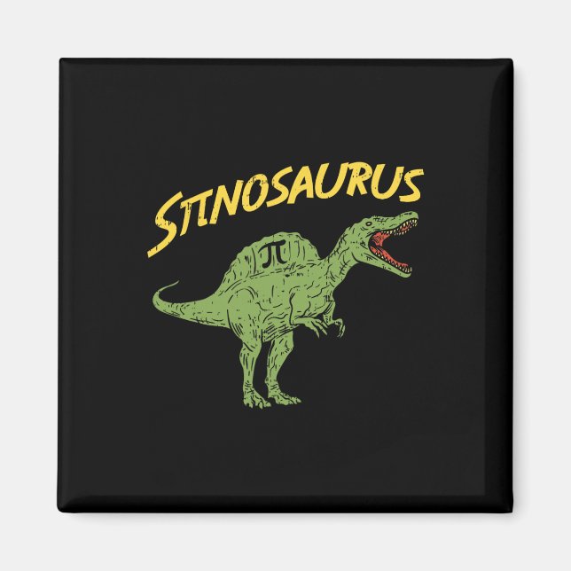 Imã Camisa engraçada do Spinosaurus Pi Day Presente de (Frente)