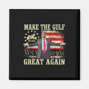 Imã Camisa engraçada do Trump Faça o Golfo Grande Nova