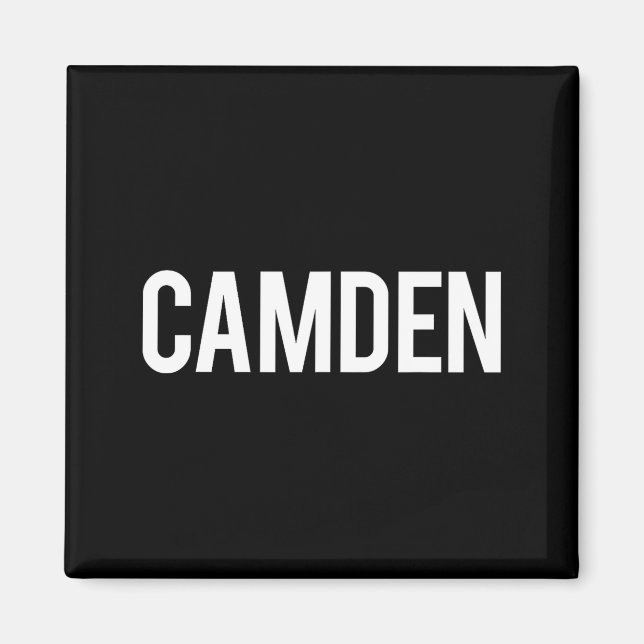 Imã Camisa engraçada presente fã Camden Cool Nova Jers (Frente)
