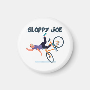Imã Camisa engraçada Sloppy Joe Biden Camisa engraçada