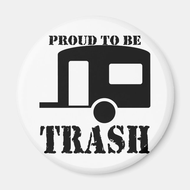 Imã Camisa Engraçado do Parque Trailer (Frente)