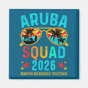 Imã Camisa Equipe de Férias da Família Aruba Combinand