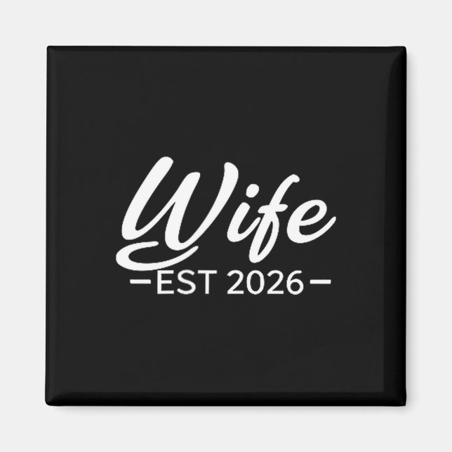 Imã Camisa Esposa Est 2026 Recém-Casados Lua de Mel Ca (Frente)