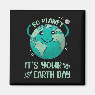 Imã Camisa Feliz do Dia da Terra 2025 Vá Aviar