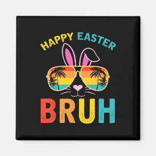 Imã Camisa Feliz Páscoa Bruh Bruh Meme Piada Engraçada