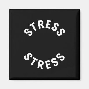 Imã Camisa Funny Stress Is My Medal - Presente Humorís