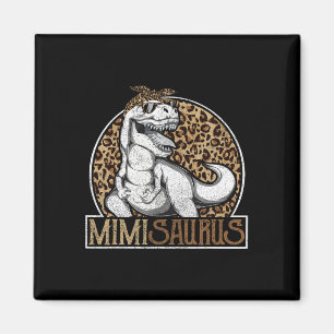 Imã Camisa-leopardo Mimisaurus Dinosaur Mimi