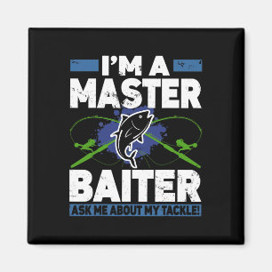 Imã Camisa Master Iter Engraçada Pesca Pescador Peixe