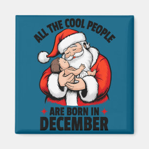 Imã Camisa Nascido Dezembro Jesus Natal Cristão