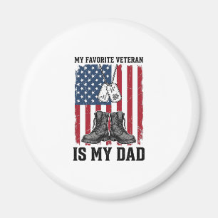 Imã Camisa Patriótica do Meu Pai é o Veterano Favorito