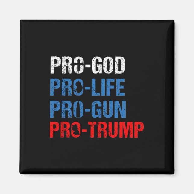 Imã Camisa Patriótica Pro Deus Pro Vida Pro Arma Pro T (Frente)