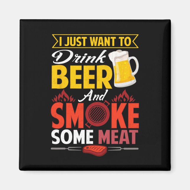 Imã Camisa Pitmaster Presente Beer Beer Beer Beer Beer (Frente)