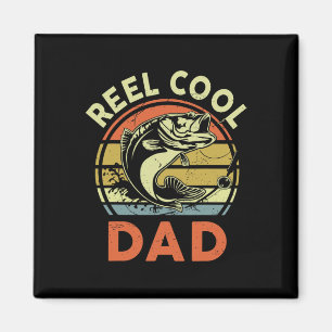 Imã Camisa Reel Cool Dad Presente do Dia do Pai Papa B