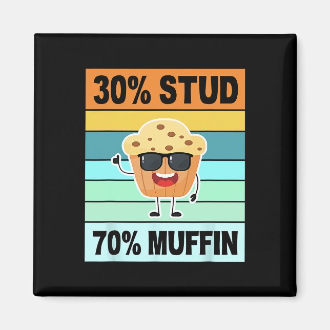 Imã Camisa Retro 30 Stud 70 Muffin Stud Muffin Va (Frente)