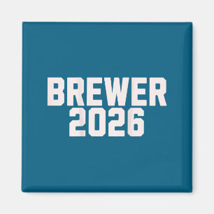 Imã Camisa Sobrenome Brewer Retro Vintage 80s