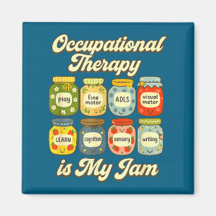 Imã Camisa Terapia Ocupacional Geléia Frascos Ot