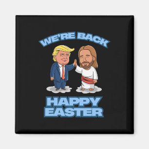 Imã Camisa Trump Páscoa Jesus Trump Estamos Ck Engraça