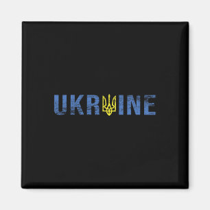 Imã Camisa Tryzub Ucrânia Tridente Emblema Militar Zel