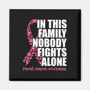 Imã Camisas De Cancer Para Cancer De Mama Rosa Para A