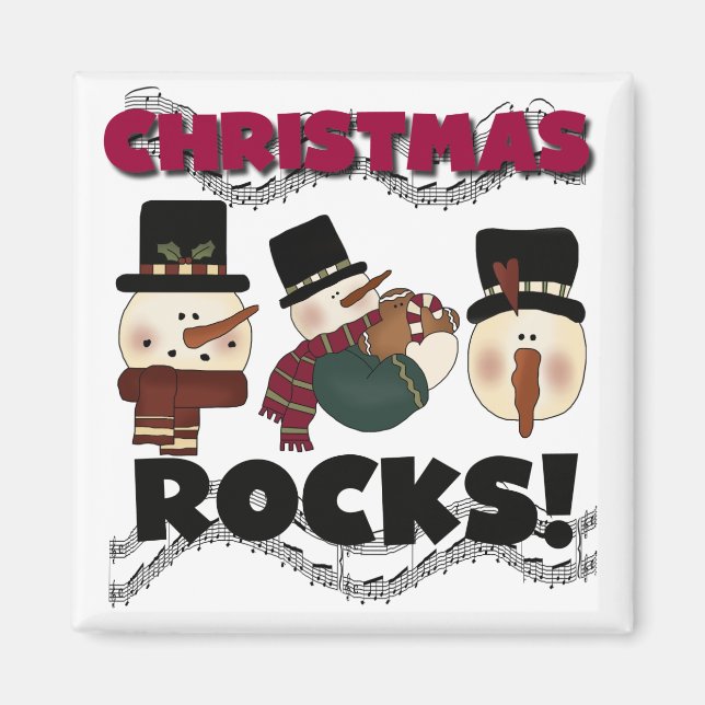 Imã Camisas de Natal e Presentes (Frente)
