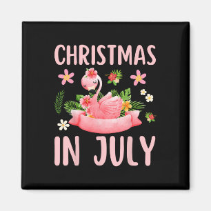 Imã Camisas De Natal Em Julho Para Mulheres Flamingo R