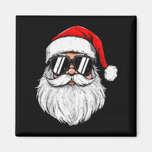 Imã Camisas de Natal Retro Homens Meninos Rosto de Pap