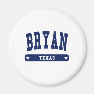 Imã Camisas do estilo da faculdade Bryan Texas
