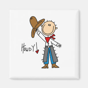 Imã Camisas e Presentes Cowboy Howdy