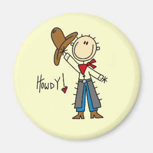 Imã Camisas e Presentes Cowboy Howdy