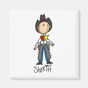 Imã Camisas e Presentes do Xerife Cowboy