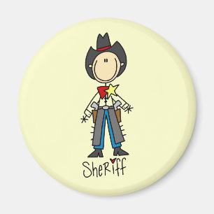Imã Camisas e Presentes do Xerife Cowboy
