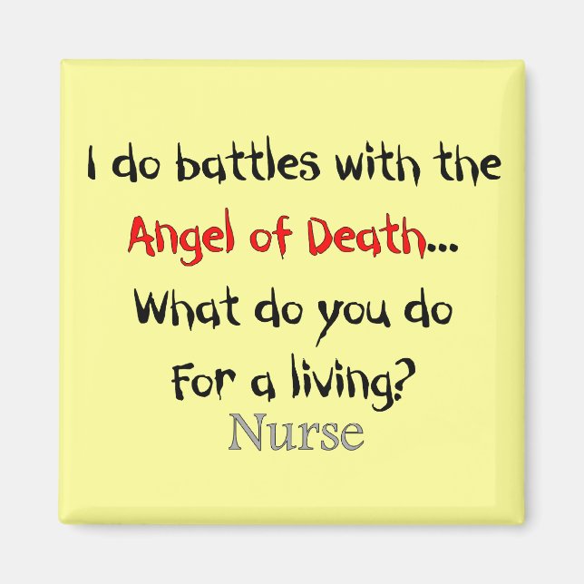 Imã Camisas e presentes para enfermeiras Hilarious (Frente)