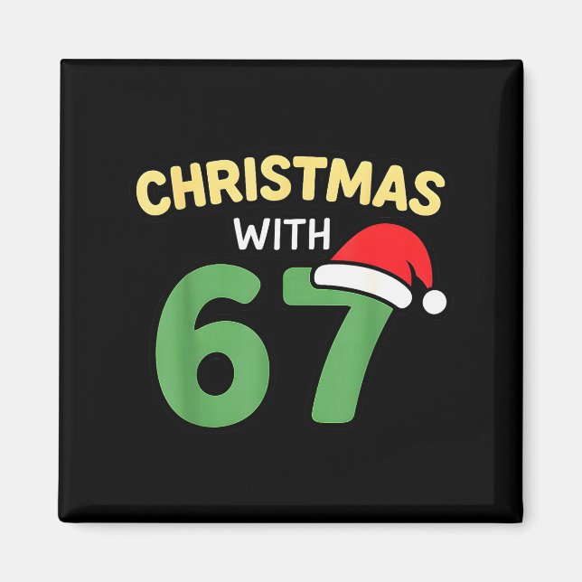 Imã Camisas engraçadas de Natal com 67 Meme Tendência  (Frente)