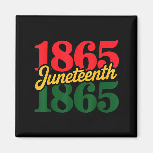 Imã Camisas Juneteenth 1865 mulheres homens 19 de junh