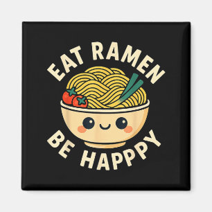 Imã Camisas Ramen Kawaii Estilo Divertido Anime Japonê