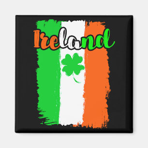 Imã Camiseta 1 do Dia de São Patrício Trevo da Irlanda