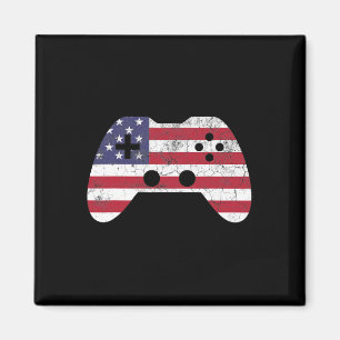 Imã Camiseta 4 De Julho Video Game Gamer Crianças Meni