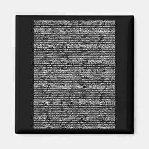 Imã Camiseta 5000 casas Pi Presente de Matemática Prof